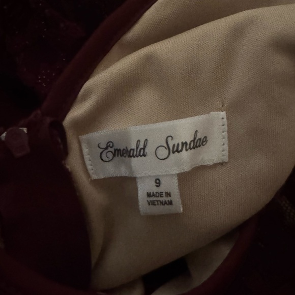 Burgundy Formal Dress - Picture 3 of 3